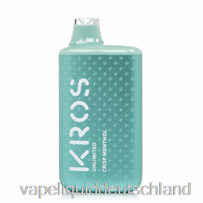 Kros Unlimited 6000 Einweg-Crisp-Menthol-Vape-Flüssigkeit
